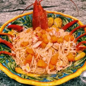 spicy lobster pasta