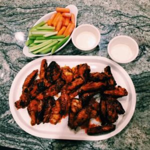 grilled chicken wings