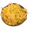 shredded cabbage