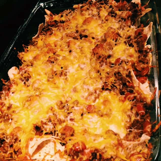 beef and bean taco casserole