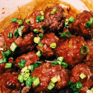 teriyaki glazed meatballs