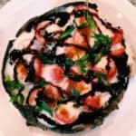 caprese stuffed garlic butter portobellos