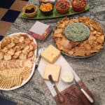 cheeses and spinach dip