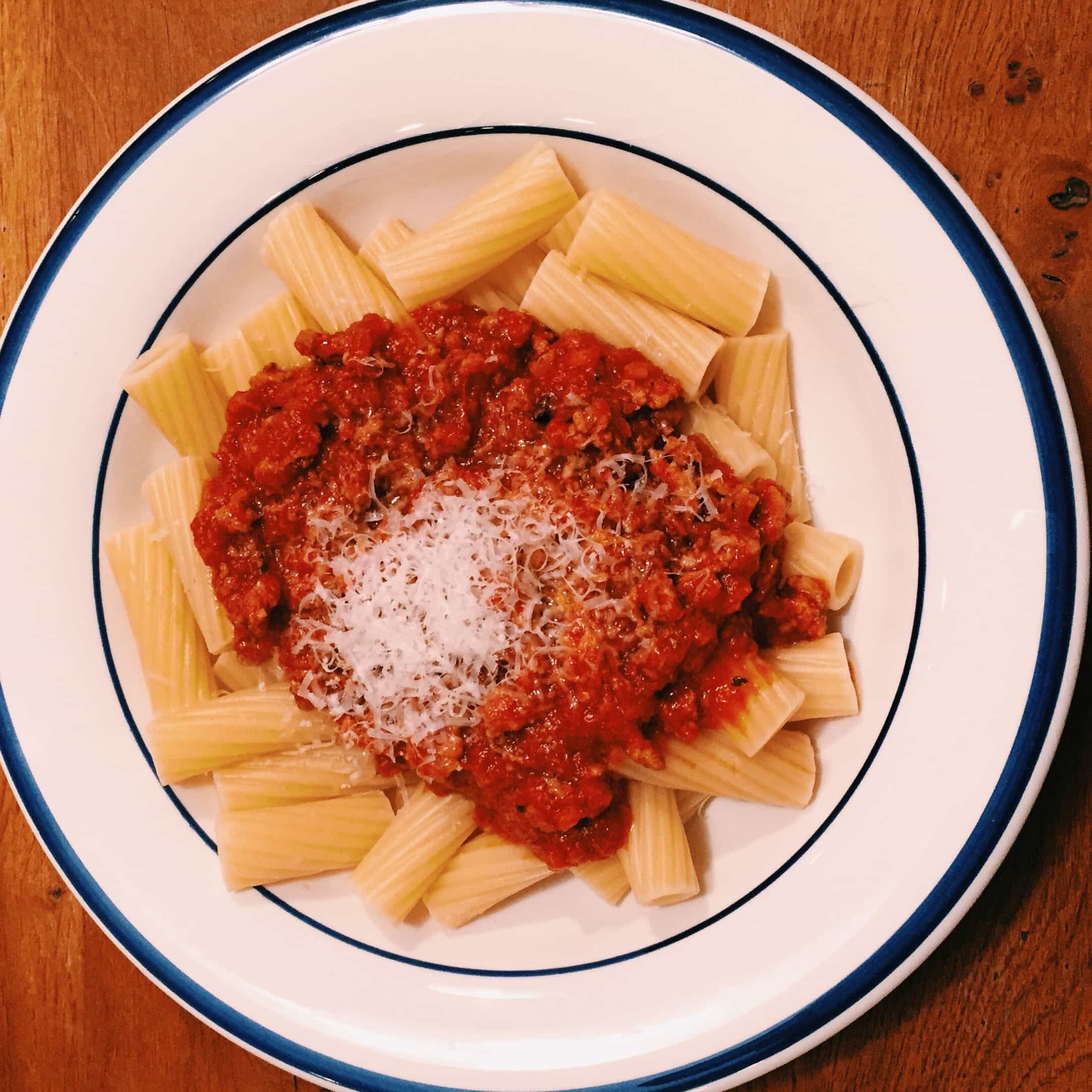 pasta bolognese