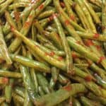 oven roasted green beans