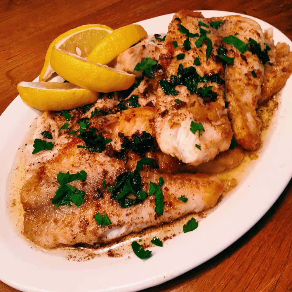 sautéed fish with lemon brown butter