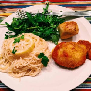 angel hair pasta with lemon