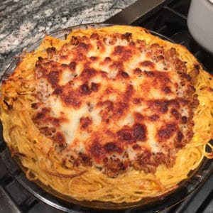 spaghetti pie