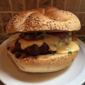 beer cheese burger