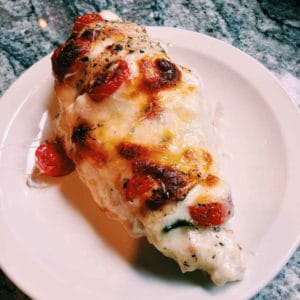 hasselback chicken margherita