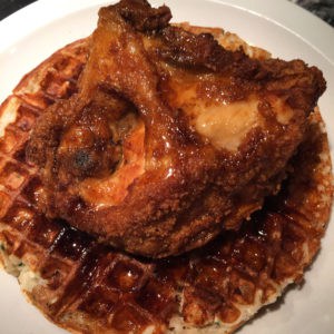 fried chicken and waffles