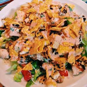 chicken taco salad