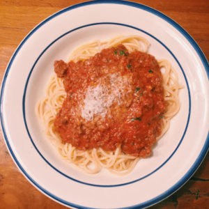 quick bolognese