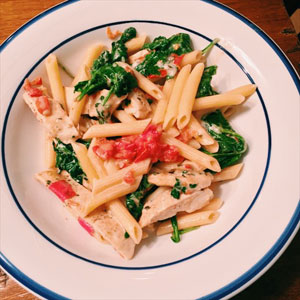 chicken florentine pasta
