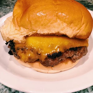 julia childs pan fried burger