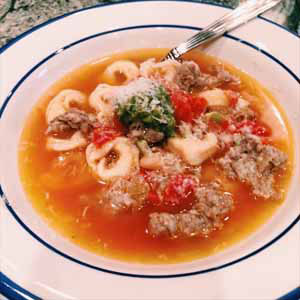 sausage white bean and tortellini soup