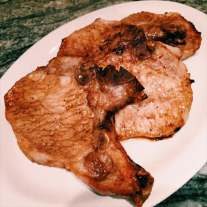 balsamic glazed pork chops