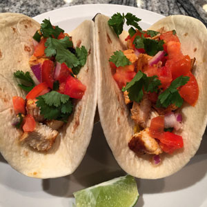 street chicken tacos