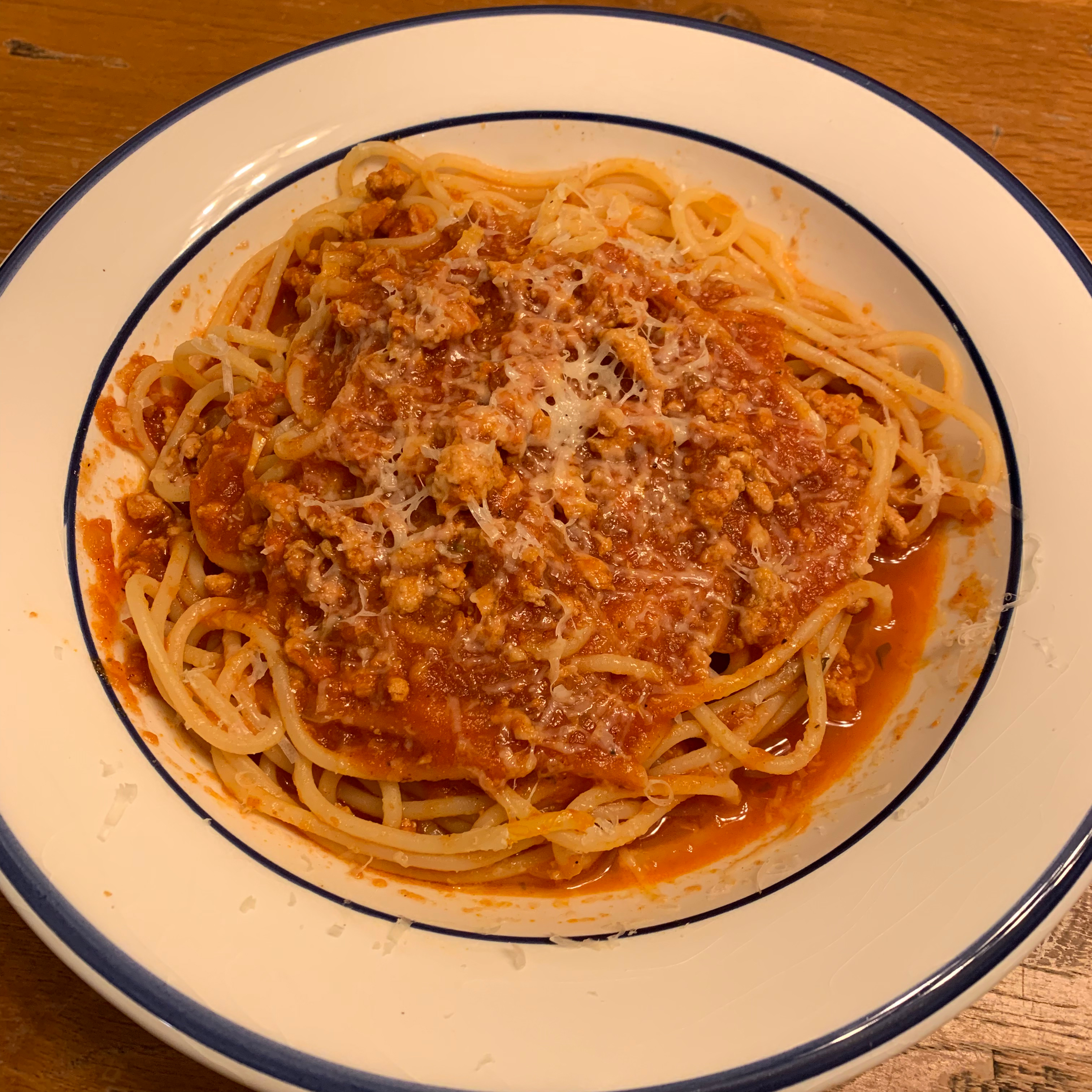 pasta with a quick ragu