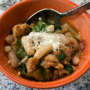 sausage escarole and beans