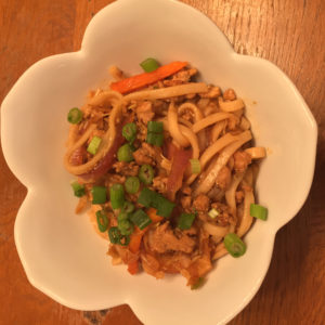 szechuan noodles with sesame chili oil