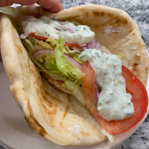 ground chicken gyros