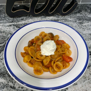 spicy cherry tomato pasta